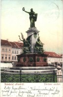 T2/T3 Arad, Vértanú Szobor, LÅ‘wy Hermann üzlete / Martyrs's Statue, Shop (EB) - Zonder Classificatie