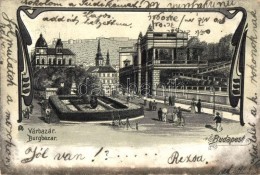 T3 Budapest I. Várbazár, Art Nouveau Litho (kis Szakadás / Small Tear) - Ohne Zuordnung