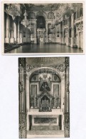** Budapest I. Királyi Várpalota, BelsÅ‘ - 2 Db Régi Képeslap / 2 Old Postcards - Ohne Zuordnung