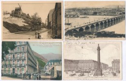 ** * 30 Db RÉGI Francia Városképes Lap / 30 Pre-1945 French Town-view Postcards - Zonder Classificatie