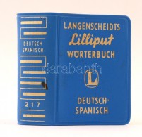 Langenscheidts Lilliput Wörterbuch, Deutsch-Spanisch. Berlin, é.n. ,Langenscheidts KG , 638 P.... - Zonder Classificatie