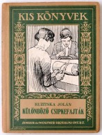 Ruzitska Jolán: KülönbözÅ‘ Csipkefajták. Kis Könyvek. Budapest, 1928, Singer... - Unclassified