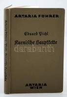 Ing. Eduard Pichl: Führer Durch Die Karnische Haupstette. Wien, 1929, Artaria. Kiadói... - Ohne Zuordnung