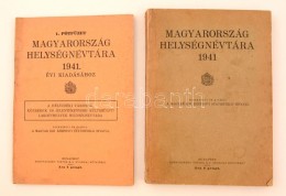 Magyarország Helységnévtára 1941 +Magyarország... - Zonder Classificatie