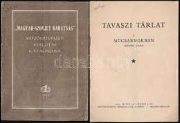 1951-1958 MÅ±vészeti Kiállítások Katalógusai Az 50-es évekbÅ‘l, 5... - Sonstige & Ohne Zuordnung