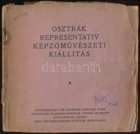 Cca 1930 Osztrák Reprezentatív KépzÅ‘mÅ±vészeti Kiállítás. Wiener... - Other & Unclassified