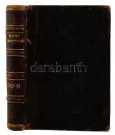 1867-1891 Jahresberichte Des Krankenhauses Bethesda Der Deutsch Reformierten Filialgemeinde, Pest,... - Unclassified