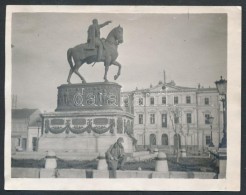 1915 Mihály Herceg Szobra Belgrádban, ElÅ‘térben Katona. Fotó A Szerbia Elleni... - Sonstige & Ohne Zuordnung
