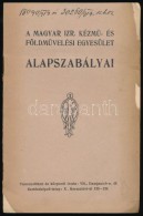 1913 A Magyar Izraelita KézmÅ±- és FöldmÅ±velési Egyesület Alapszabályai,... - Altri & Non Classificati