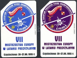 1995 7. Európai Precíziós Repülési Bajnokság, CzÄ™stochowa, 2 Db Alkalmi... - Non Classificati