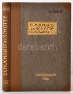 1914 Schuchardt és Schütte árujegyzék (fémmegmunkálásra és... - Pubblicitari