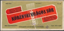 1910 KÅ‘bányai Világos Sör, Sörcímke, Postán Megküldve! - Reclame