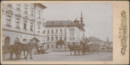 1909 Kolozsvár, Ferenc József út. Keményhátú Kabinetfotó,... - Sonstige & Ohne Zuordnung