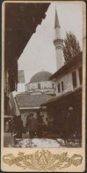 1907 Sarajevo, Utcakép, Begova Dzamija. Keményhátú Kabinetfotó,... - Sonstige & Ohne Zuordnung