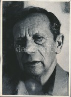 Gáll ErnÅ‘ (1917-2000) SzerkesztÅ‘, Szociológus, Filozófiai író Fotója,... - Sonstige & Ohne Zuordnung