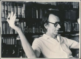 Bajor Andor (1927-1991) Romániai Magyar író, KöltÅ‘, Humorista Fotója, 18x24cm - Sonstige & Ohne Zuordnung