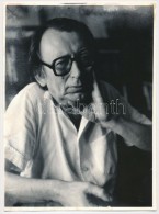 Bajor Andor (1927-1991) Romániai Magyar író, KöltÅ‘, Humorista Fotója, 24x18cm - Sonstige & Ohne Zuordnung