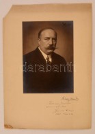 1926 HegedÅ±s Lóránt (1872-1943) Pénzügyminiszter, Tanár, Közgazdasági... - Sonstige & Ohne Zuordnung