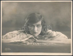 1926 Photo Amster: A Kártyaparti Vesztese, Pecséttel Jelzett Vintage Fotó, 11x14,5 Cm - Other & Unclassified