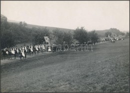 Cca 1930 Nádújfalu, Felvonulás A Harangszentelés ünnepére, Feliratozott... - Andere & Zonder Classificatie