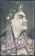 Laczó István(1904-1965) Operaénekes Aláírása Az Å‘t... - Altri & Non Classificati