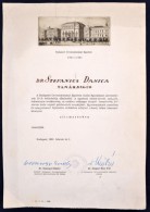 1961 Orvostudományi Oklevél Egyetemszervezésért A Klinikákat... - Zonder Classificatie