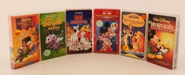 Walt Disney VHS Kazetták, 6 Db (101 Kiskutya, Egy Bogár élete, Notre Dame-i ToronyÅ‘r, Susi... - Sonstige & Ohne Zuordnung