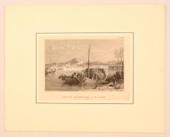 Cca 1840 Festung Peterwardein An Der Donau In Sirmien, Pétervárad Vára, Acélmetszet,... - Stiche & Gravuren