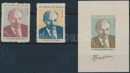 ** 1960 Lenin Sor Mi 125-126 + Blokk 1 - Sonstige & Ohne Zuordnung