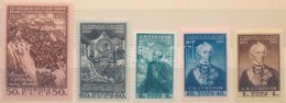 ** 1950 Aleksandr Suworow Sor Mi 1465-1469 (Mi EUR 100,-) - Other & Unclassified