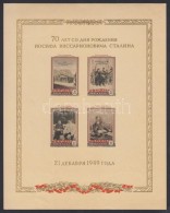 ** 1949 Sztálin Blokk Mi 13 (apró Ráncok, Törések / Creases) - Andere & Zonder Classificatie