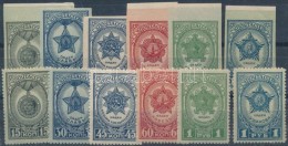 ** 1945 Kitüntetések Fogazott és Vágott Sor Mi 940-945 A + B (Mi EUR 30,-) - Sonstige & Ohne Zuordnung