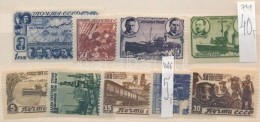 ** 1940-1946 2 Klf Sor Mi 741-744 + 1066-1070 (Mi EUR 45,-) - Other & Unclassified