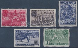 ** 1940 Sport Sor Mi 753-757 C (Mi EUR 170,-) - Sonstige & Ohne Zuordnung