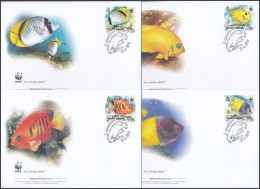 2010 WWF: Halak Sor 4 Db FDC-n Mi 805-808 - Other & Unclassified