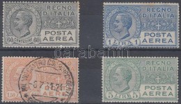 * O 1926 Légiposta Sor Mi 230-233 (foltok, Rozsda) - Other & Unclassified