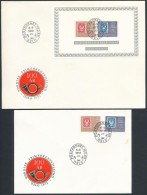 1972 100 éves A Postabélyeg Sor Mi 637-638 + Blokk 1 2 Db FDC-n - Sonstige & Ohne Zuordnung