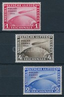 ** 1931 Zeppelin Polarfahrt Mi 456-458 - Andere & Zonder Classificatie