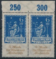 ** 1922 Mi 233 IV ívszéli Pár / Margin Pair - Other & Unclassified