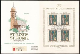 1979 VédÅ‘szentek Kisív Mi 734 Ajánlott FDC-n - Andere & Zonder Classificatie