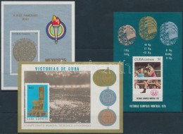 ** 1975-1976 3 Klf Olimpia Blokk Mi 44, 46, 49 - Other & Unclassified