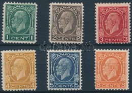 * 1932 Forgalmi Bélyeg Sor / Definitive Stamp Set Mi 162-167 A - Sonstige & Ohne Zuordnung