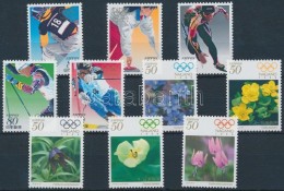 ** 1998 Téli Olimpia - Virág Sor Mi 2519-2528 - Andere & Zonder Classificatie