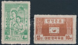 ** 1948 Új Alkotmány Sor Mi 37-38 - Other & Unclassified