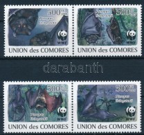 ** 2009 WWF: Denevér Sor + Sor 4FDC-n Mi 2212-2215 - Other & Unclassified