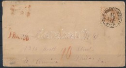 1873 Levél Az USA-ba, Portózva / Cover To Philadelphia 'WELT-AUSSTELLUNGSPLATZ WIEN' - Sonstige & Ohne Zuordnung