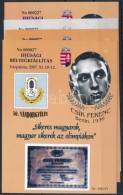 ** 2007/54  Csík Ferenc 4 Db-os Emlékív Garnitúra Azonos Sorszámmal (20.000) - Andere & Zonder Classificatie