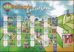 ** 2007 Ballagás Bélyegem (IV) - HÅ‘légballon Promóciós Teljes ív (7.000) - Sonstige & Ohne Zuordnung