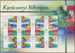 ** 2004 Karácsonyi Bélyegem - Üvegdíszek Promóciós Teljes ív... - Andere & Zonder Classificatie