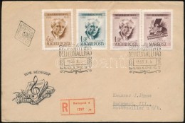 1955 Bartók Béla Sor Ajánlott FDC-n - Sonstige & Ohne Zuordnung
